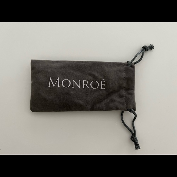 MONROE SOLÉROSE Watch- CHARCOAL LEATHER band, Round Rose Gold Face, NEW - Picture 2 of 6